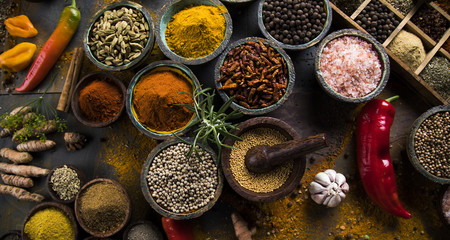 Colorful spices 