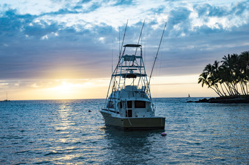 Sunset,Keauhou Bay Fishery Management Area ,Hawaii