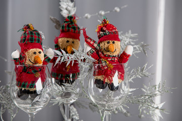 Winter cozy concept with decorations