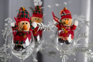 Winter cozy concept with decorations