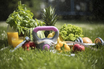 Fitness food outdoor