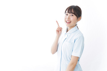 Nurse providing  advice