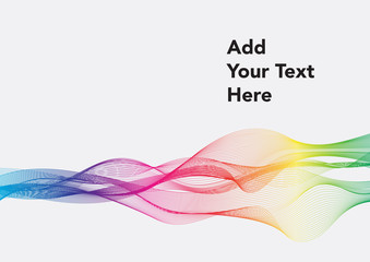 Spectrum colour in white Background