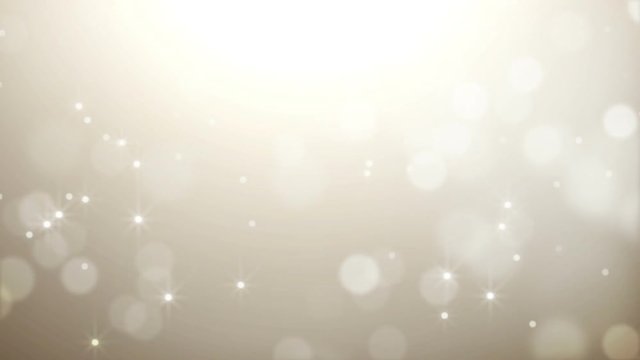 Shimmering Bokeh With Stars Abstract Background