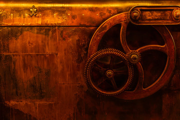 background vintage steampunk