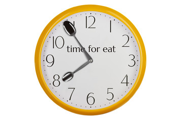 Eating time concept