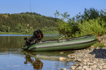 Pvc boat © Vladimir Konjushenko
