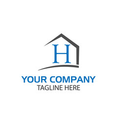 Fototapeta premium House resembling letter H
