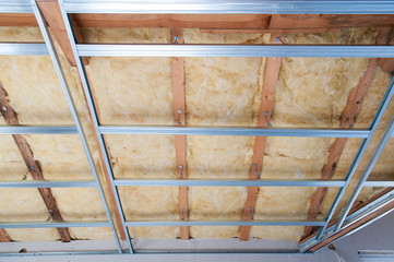Construction of ceiling insulation