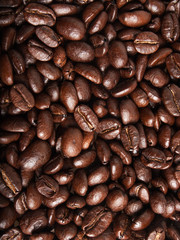Coffee beans background