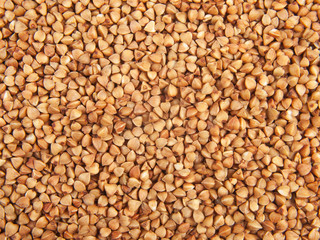 Buckwheat raw seeds background