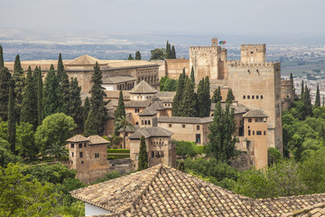 Obraz premium Village médiéval en andalousie