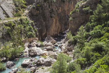 Chemin du roi en andalousie