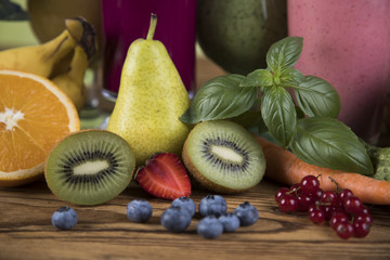 Healthy diet, protein shakes, sport and fitness 