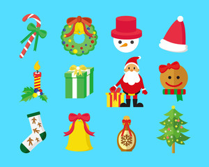 Cute Christmas Vector Illustration Pack