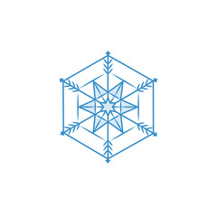 Snowflake isolated