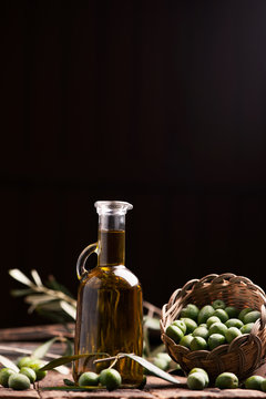 Olives oil and olives