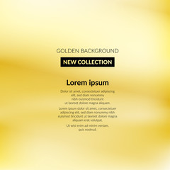 Obraz premium Abstract golden steel plate card layout template