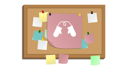 Pinnwand - Handschuhe