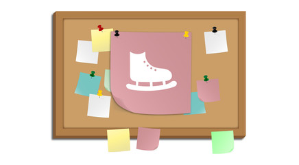 Pinnwand - Schlittschuhe