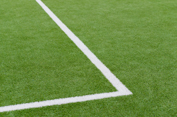 Kunstrasen als Hinterdrund