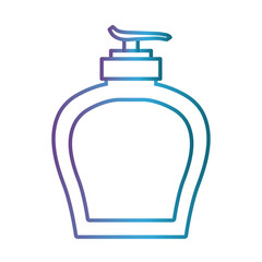 cleaner bottle icon over white background vector illustration