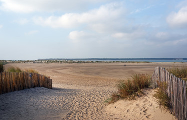 Fototapeta na wymiar plage du galon d'or en Charente Maritime