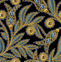 Sequins Seamless Pattern