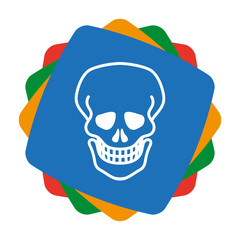 App Icon bunt - Totenkopf