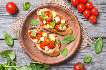 Bruschetta with tomato