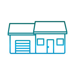 house icon over white background vector illustration