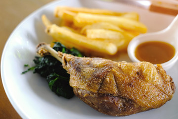 Duck Breast in Orange Sauce