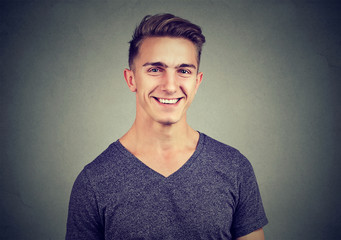 Obraz premium Portrait of a happy man smiling