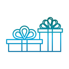 gift boxes icon over white background vector illustration