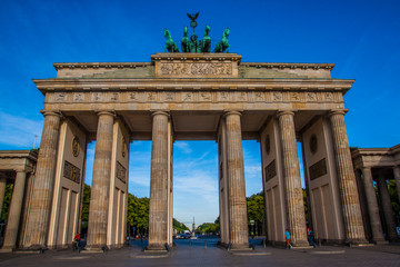 Brandenburg gate, Berlin. Germany