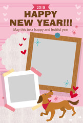 2018年　年賀状　デザイン