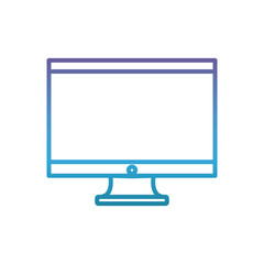 computer icon over white background vector illustration