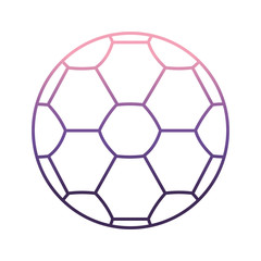 Obraz premium soccer ball icon over white background vector illustration