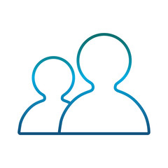 avatar people icon over white background vector illustration