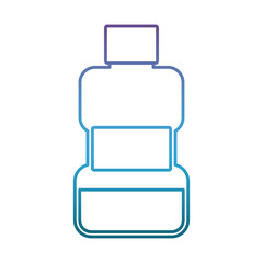 Fototapeta premium mouthwash icon over white background vector illustration