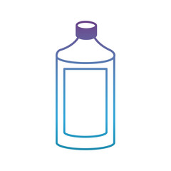 water bottle icon over white background vector illustration