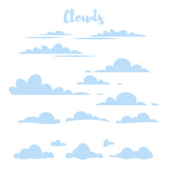 blue simple clouds 