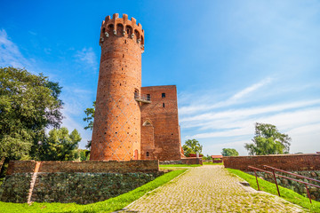 Medieval Teutonic castle in Swiecie, Poland
