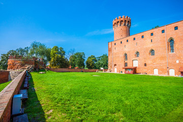 Fototapeta na wymiar Medieval Teutonic castle in Swiecie, Poland