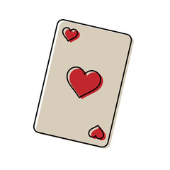 colorful  poker cards over white background  vector illustration