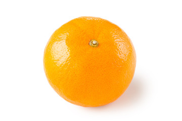fresh orange isolated on white background