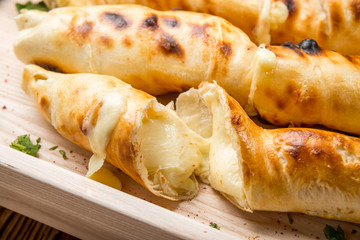 suluguni cheese on the grill