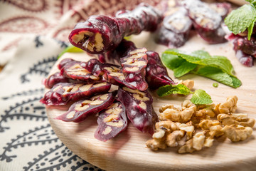 Churchkhela, Georgian sweetness from the sap and nuts