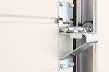 Garage door rail and wheel