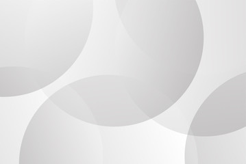 White and grey circular curve abstract background vector for presentation. Background and abstract concept.
